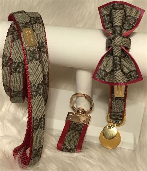 gucci cat colar|Gucci dog collars and leashes.